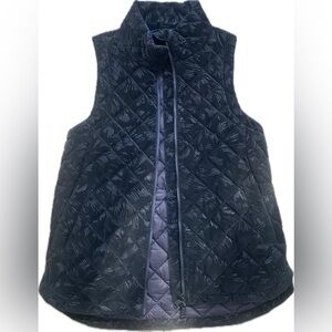 Athleta Black Whisper Featherless Luxe Vest M Petite